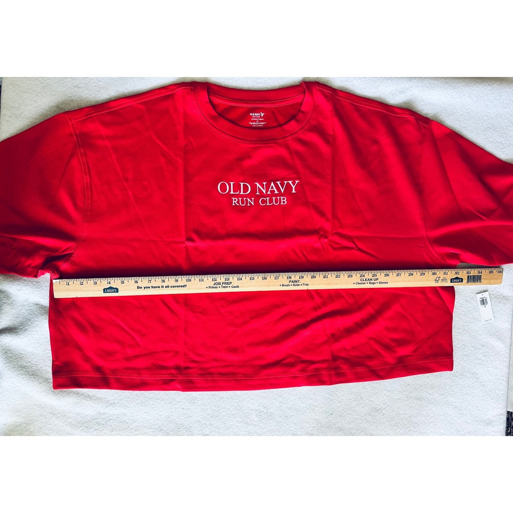 Old Navy Womens Plus Size 4X Red Sweat Shirt Top‎ BNWT Long Sleeve - Picture 8 of 8